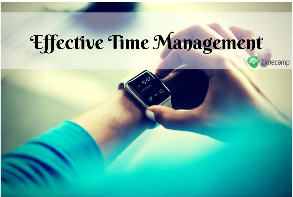 Effective Time Management TimeCamp