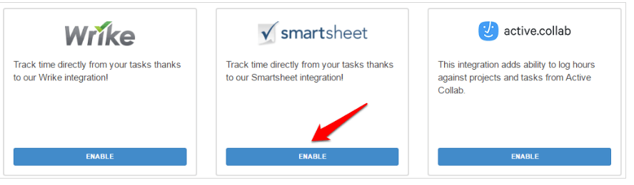 Add time tracking to your Smartsheet with TimeCamp TimeCamp