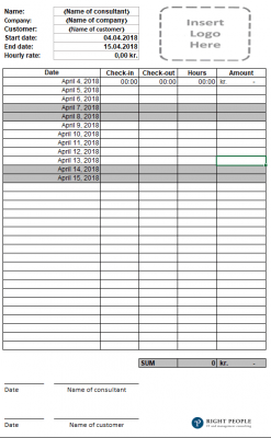 10 Best Top-class Timesheet Templates Your Company Will Love - Employee 