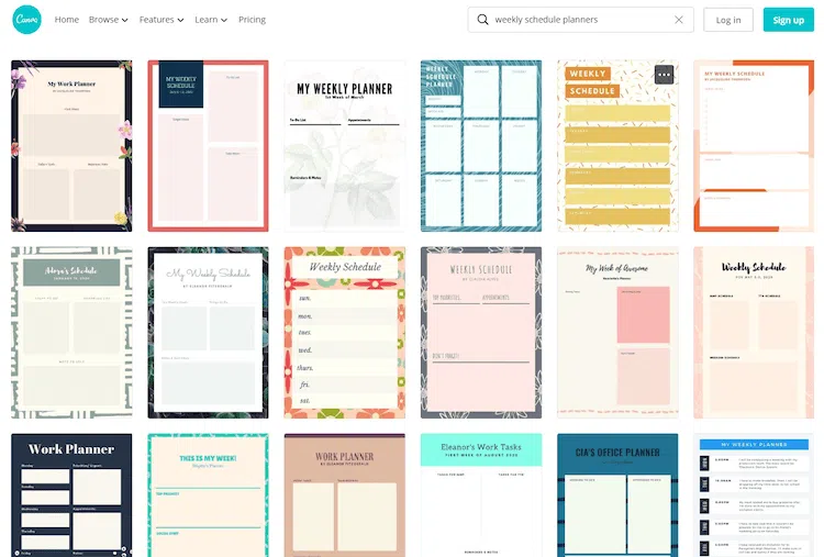 the best weekly schedule templates organize your time weekly calendar online template timecamp