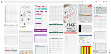 The Best Weekly Schedule Templates That Will Help You Organize Time ...