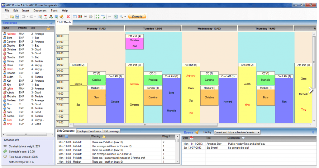 Free Work Schedule Software You Can Download for Your Desktop free