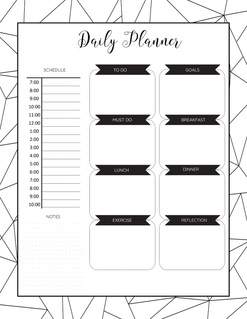 12 Daily Schedule Template Ideas How To Make A Schedule Daily Time 