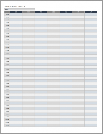 15 Daily Schedule Template Ideas – TimeCamp