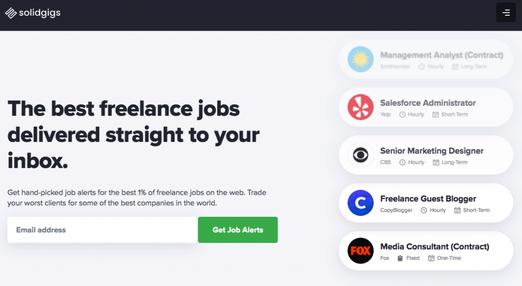 websites offering freelance jobs