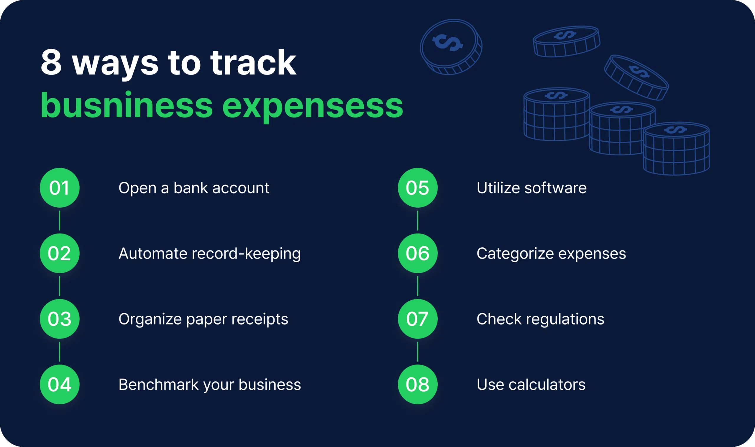 8 ways to track busniness expensess