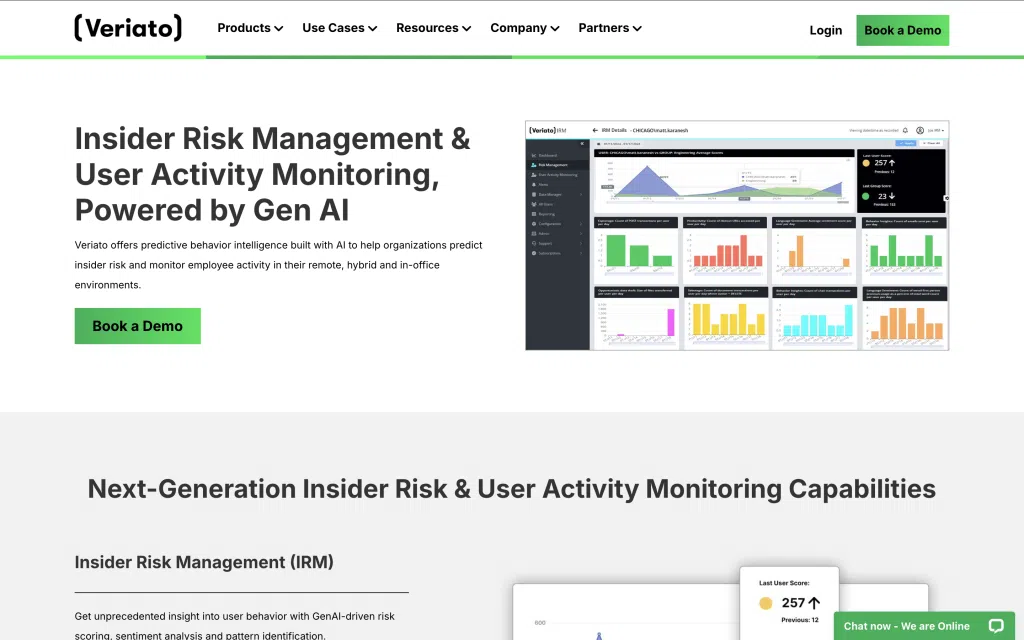 remote computer monitoring software veriato