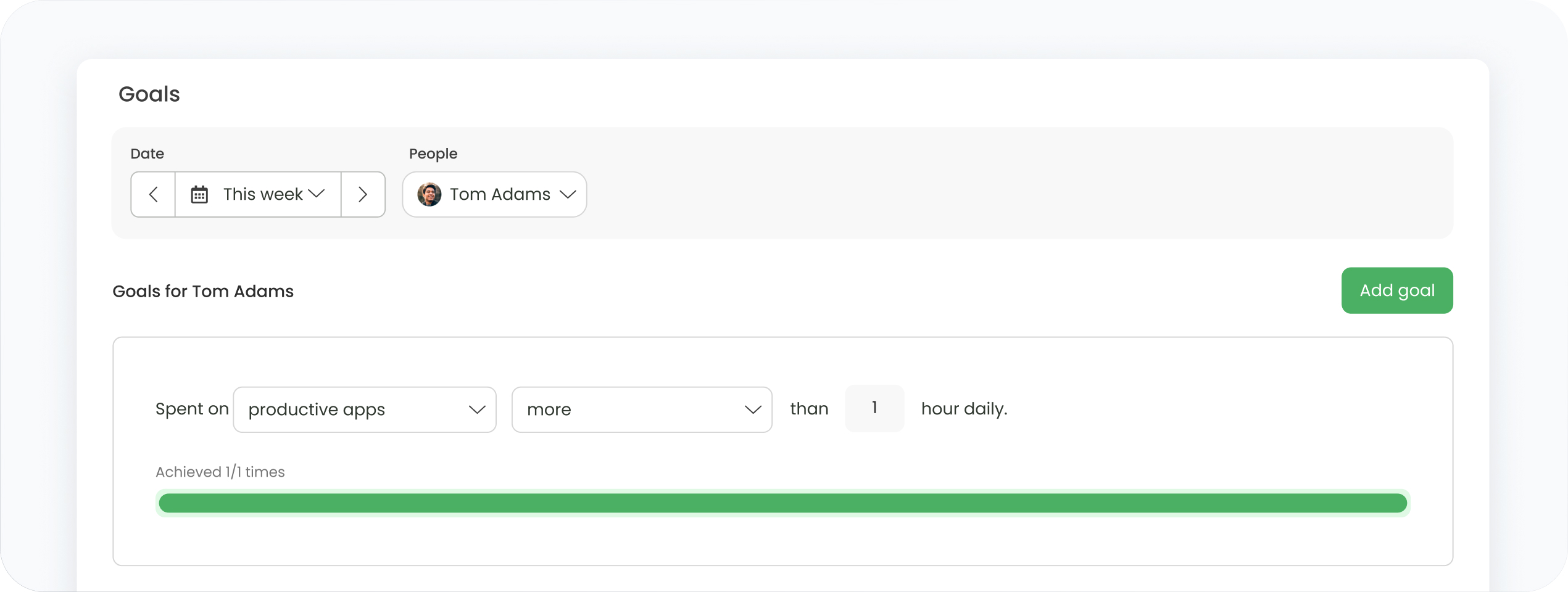 timesheet practices goals